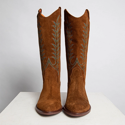 Goldie Embroidered Cowboy Boots