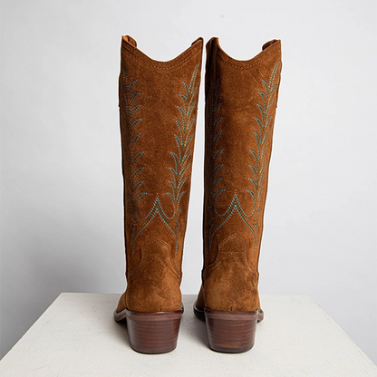 Goldie Embroidered Cowboy Boots