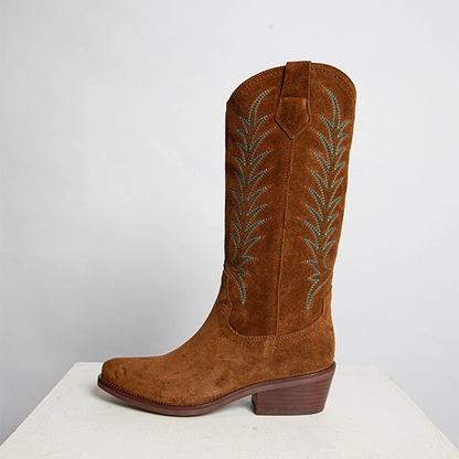 Goldie Embroidered Cowboy Boots