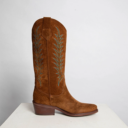 Goldie Embroidered Cowboy Boots
