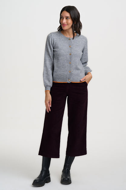 Sugarhill Brighton Glinda Cardigan Grey Marl