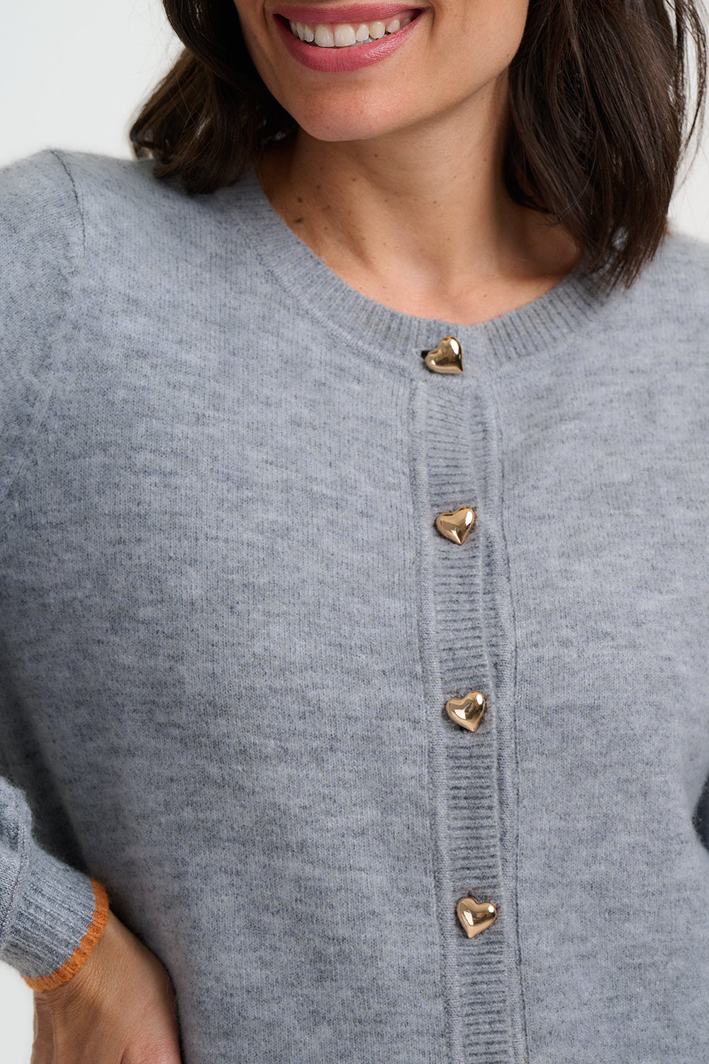 Sugarhill Brighton Glinda Cardigan Grey Marl