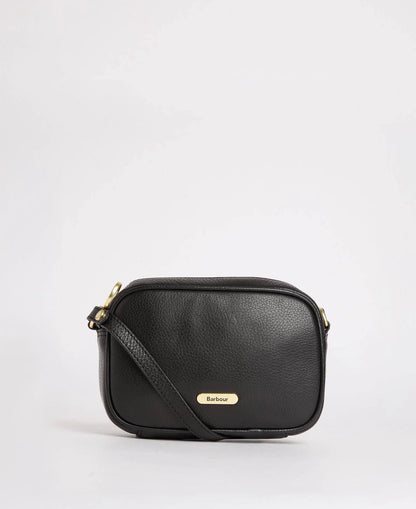 Barbour Daphne Mini Leather Crossbody Bag Black