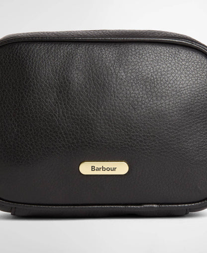 Barbour Daphne Mini Leather Crossbody Bag Black