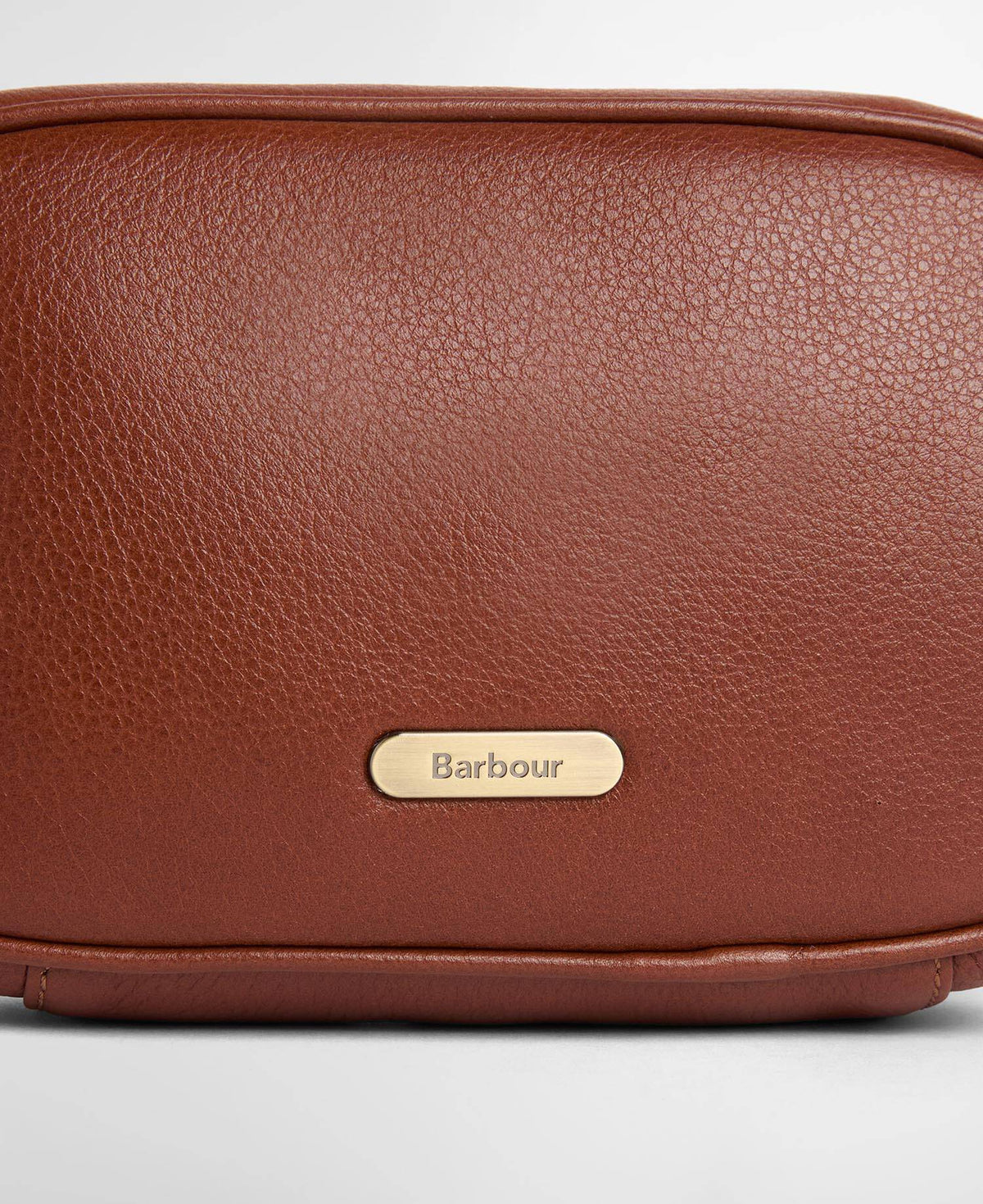 Barbour Daphne Mini Leather Crossbody Bag Brown