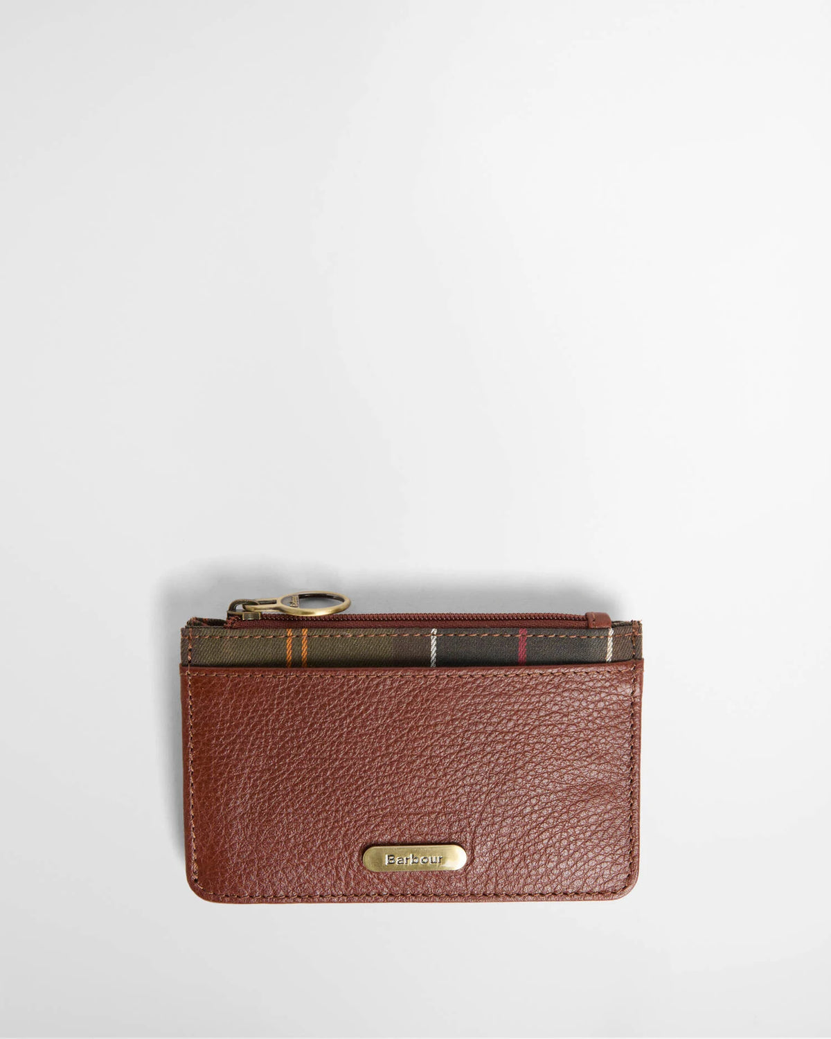 Barbour Alder Leather Gift Set Brown / Tartan