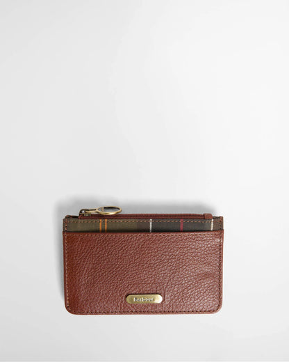 Barbour Alder Leather Gift Set Brown / Tartan