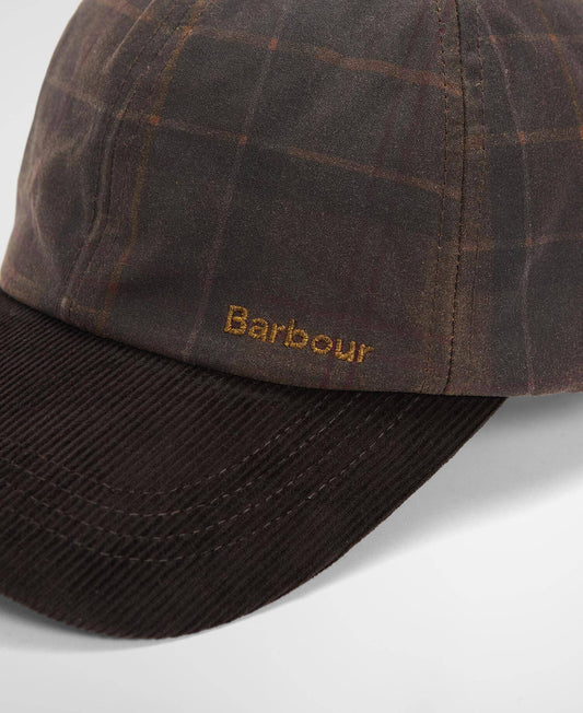 Barbour Arlene Tartan Waxed Cap Muted Tartan