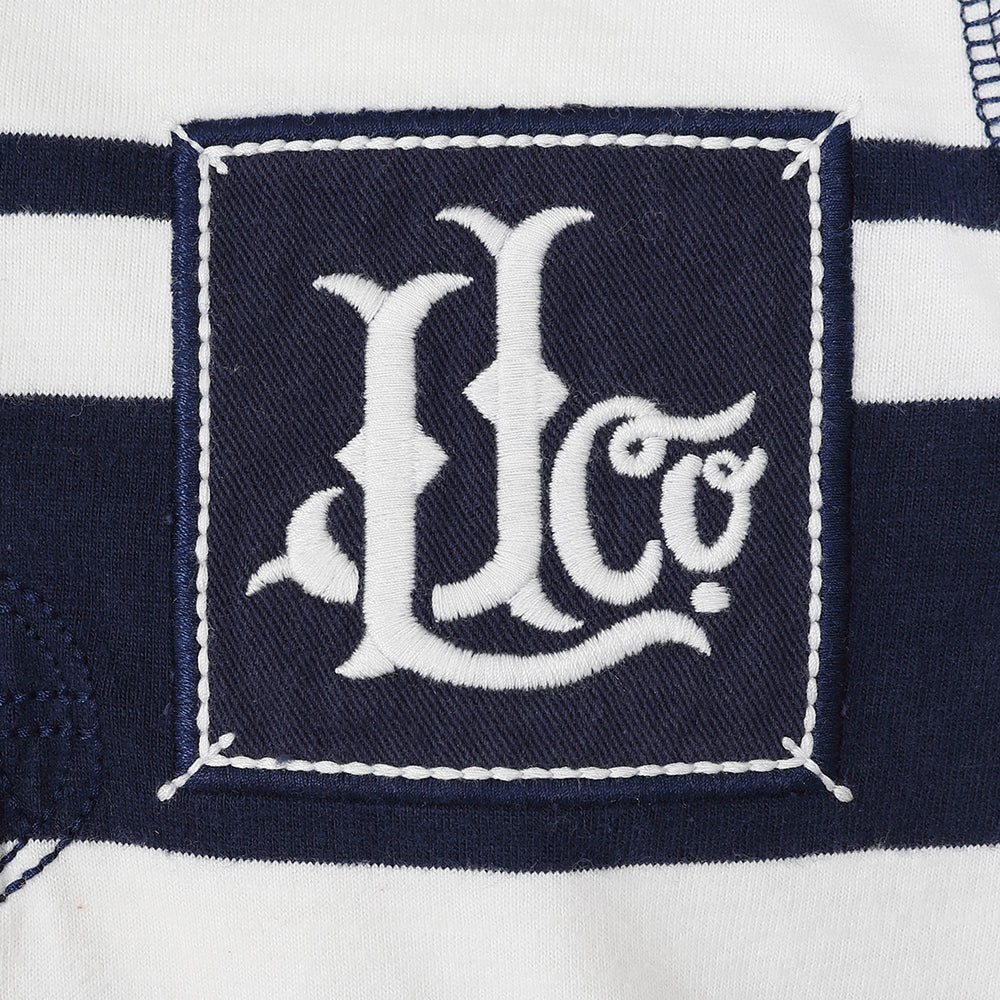 Lazy Jacks Rugby Top Marine Stripe