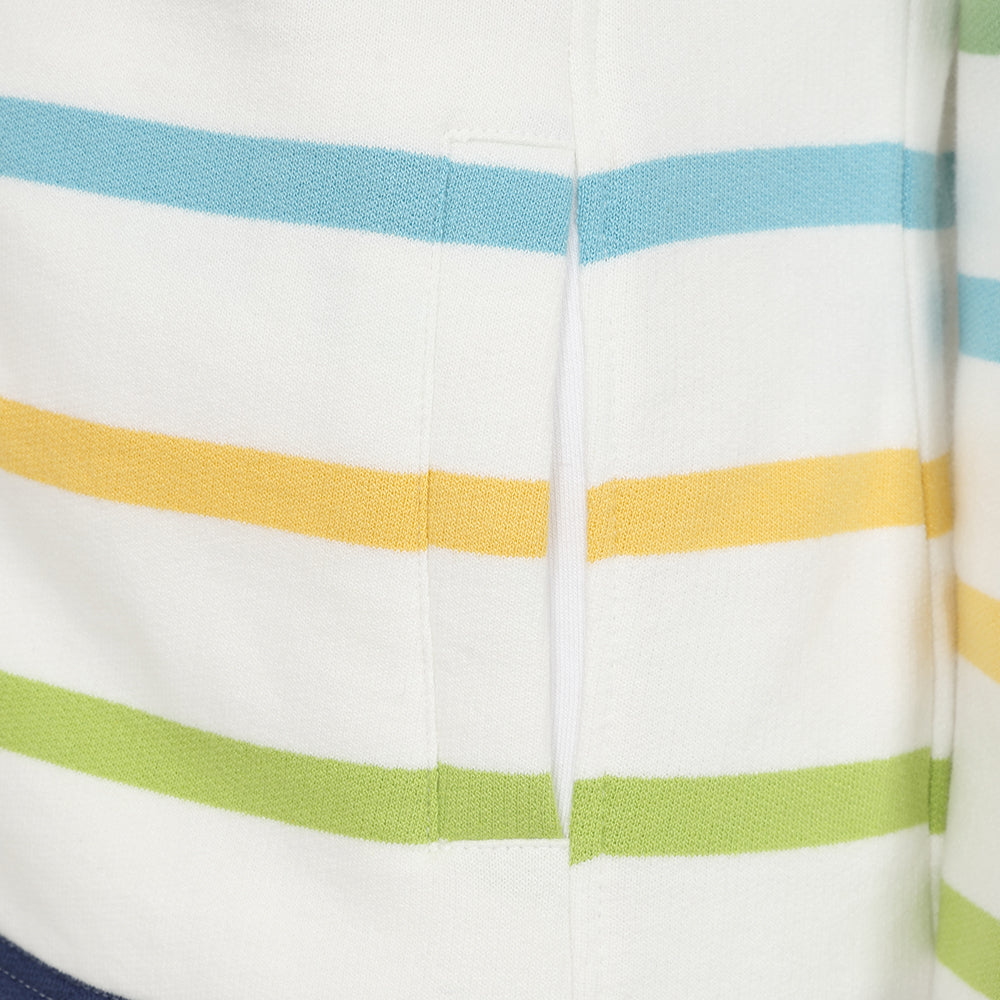 Women's Full Zipped Green Sweatshirt