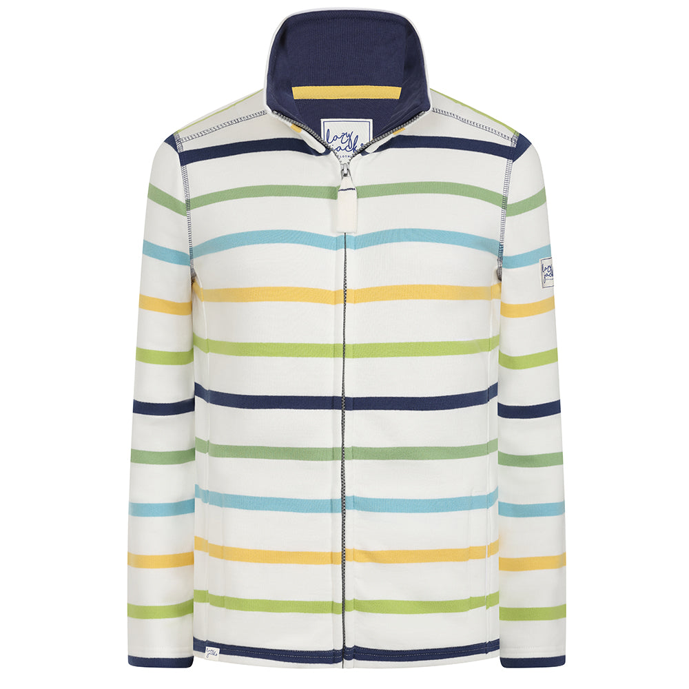 Women's Full Zipped Green Sweatshirt