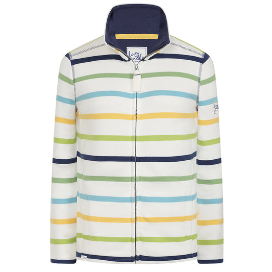 Women's Full Zipped Green Sweatshirt