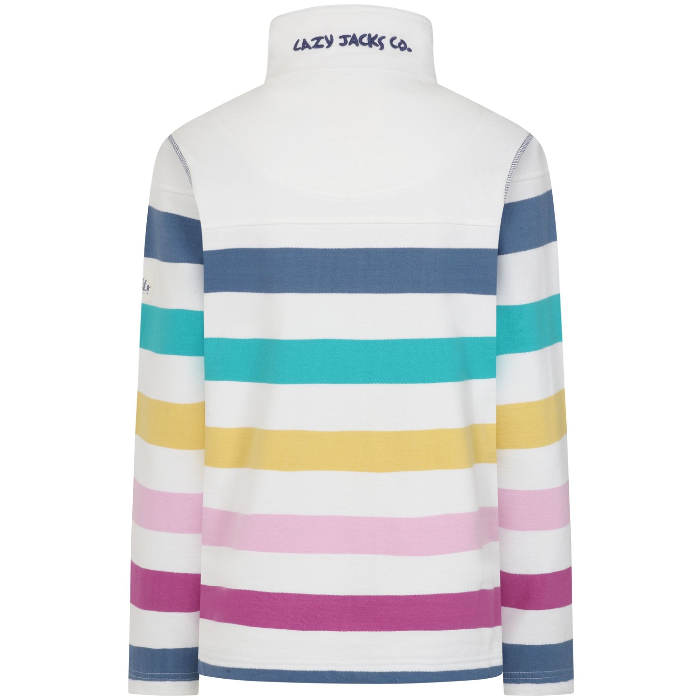 Women's Full Zipped Colourful Sweatshirt