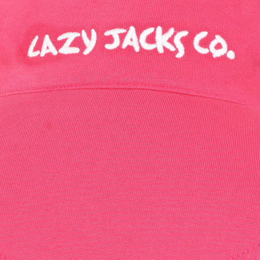 Lazy Jacks Zip Through Sweatshirt Cherry