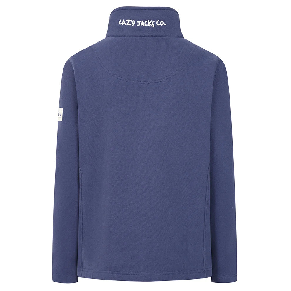 Lazy Jacks Supersoft Full Zip Sweatshirt Twilight