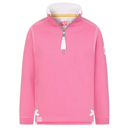 Children's Salmon 1/4 Zip Sweatshirt