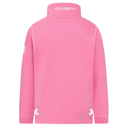 Children's Salmon 1/4 Zip Sweatshirt