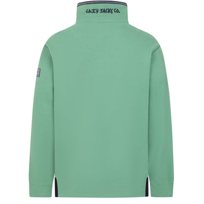 Lazy Jacks 1/4 Zip Sweatshirt Seaweed