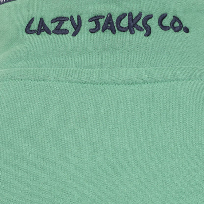 Lazy Jacks 1/4 Zip Sweatshirt Seaweed