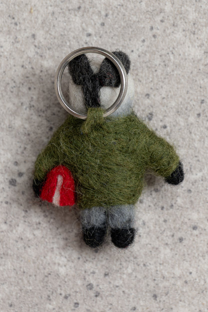 Badger Keyring