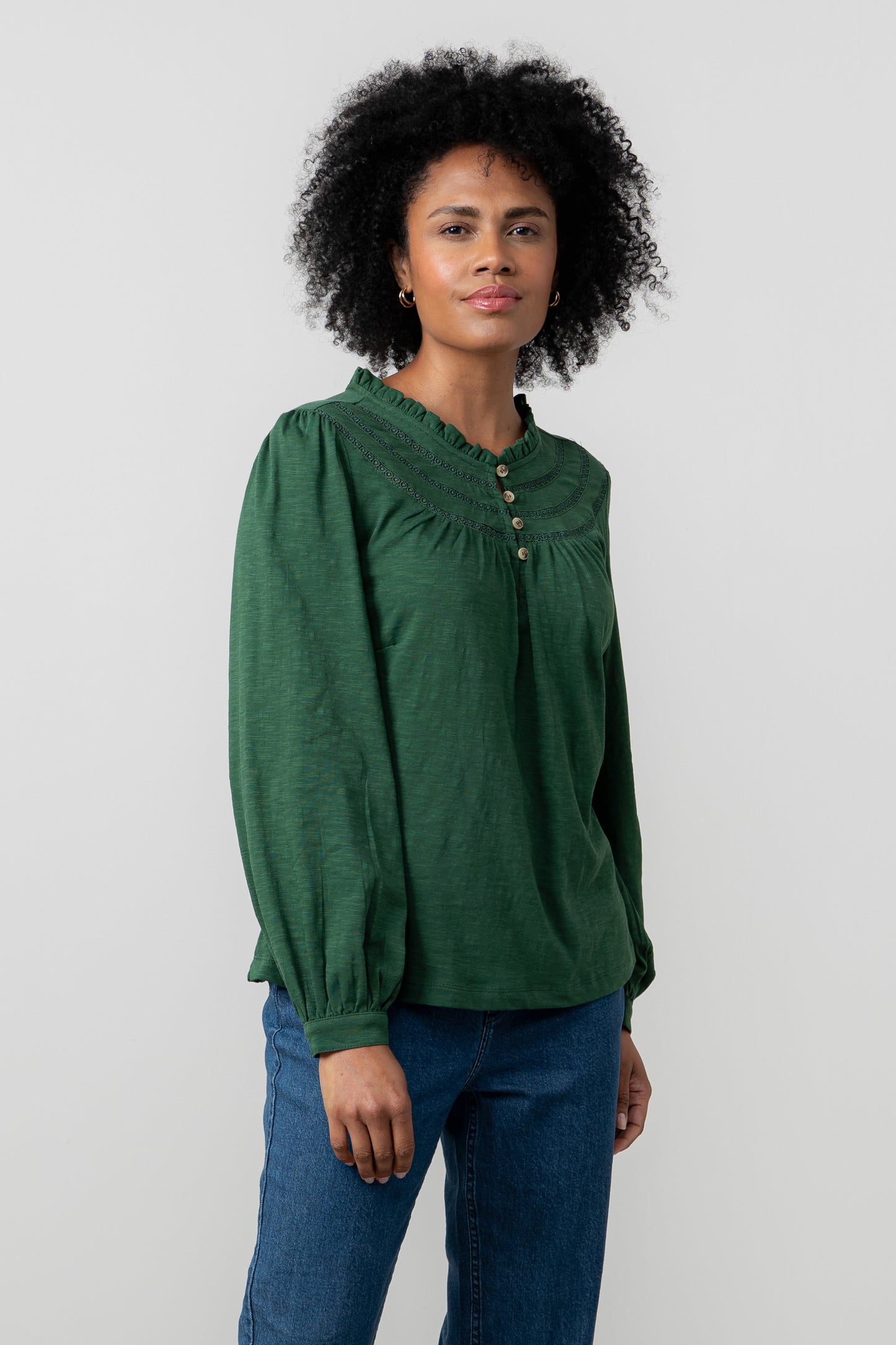 Luna Jacquard Blouse