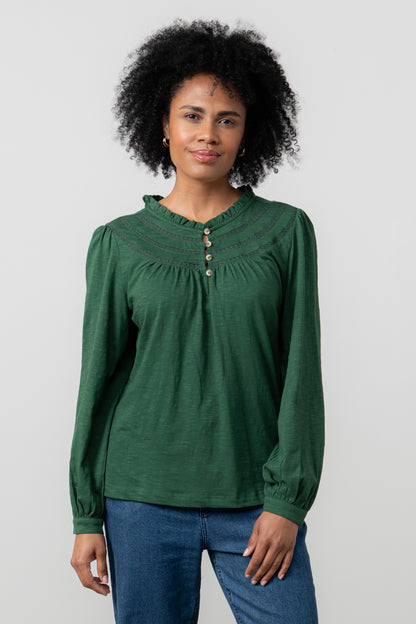 Luna Jacquard Blouse