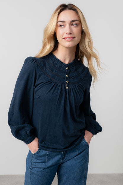 Luna Jacquard Blouse