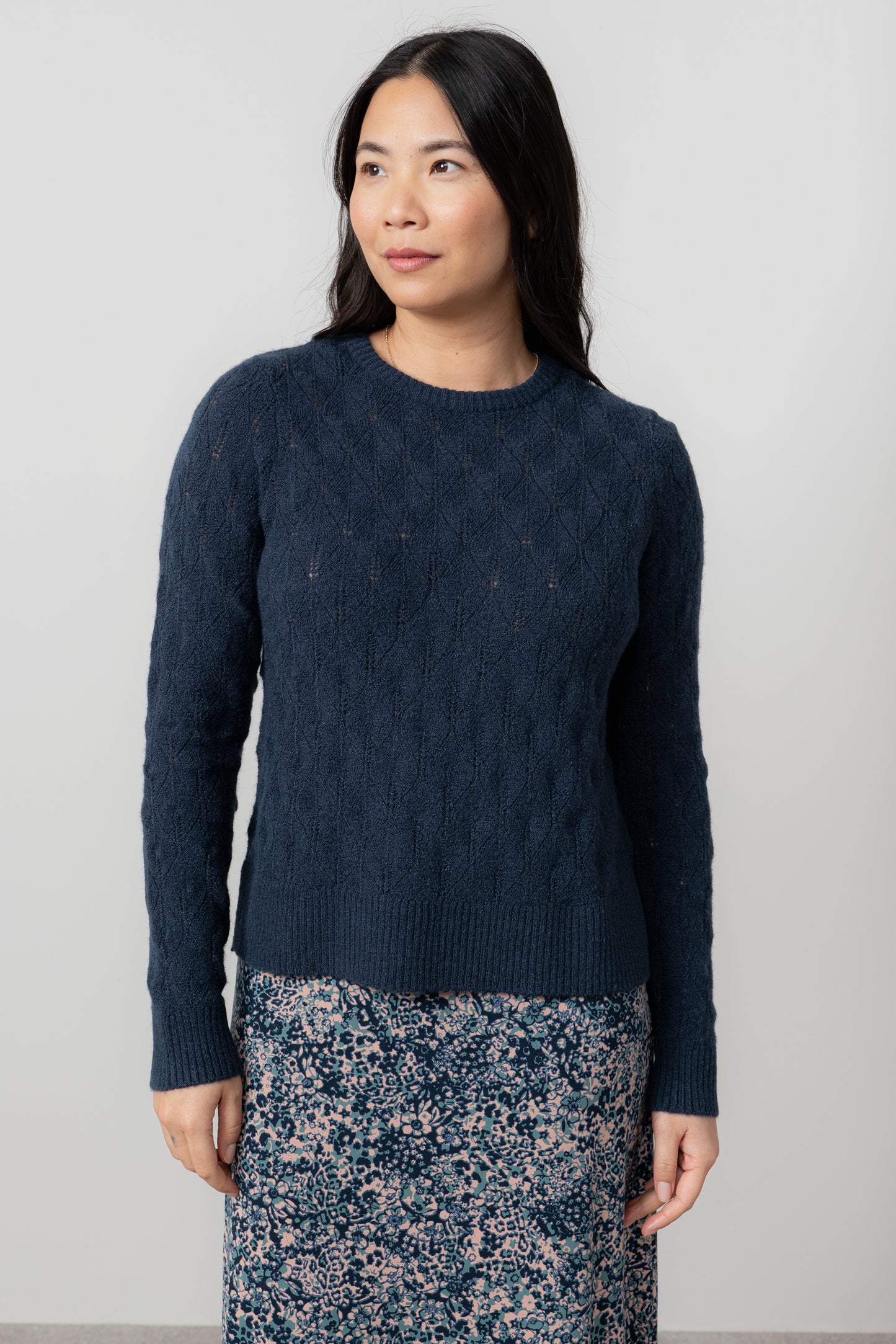 Haresfield Pointelle Knit Jumper