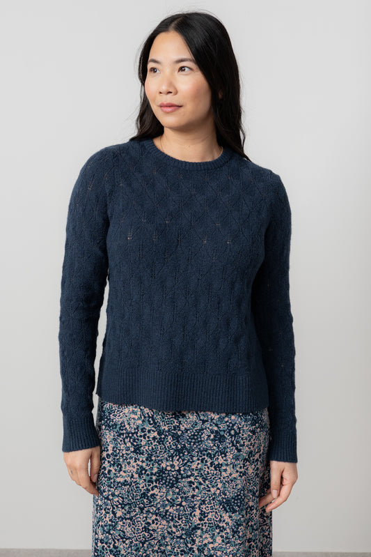 Haresfield Pointelle Knit Jumper