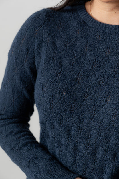 Haresfield Pointelle Knit Jumper