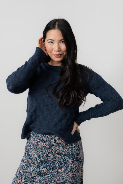 Haresfield Pointelle Knit Jumper