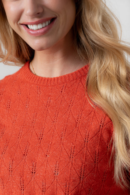 Haresfield Pointelle Knit Jumper