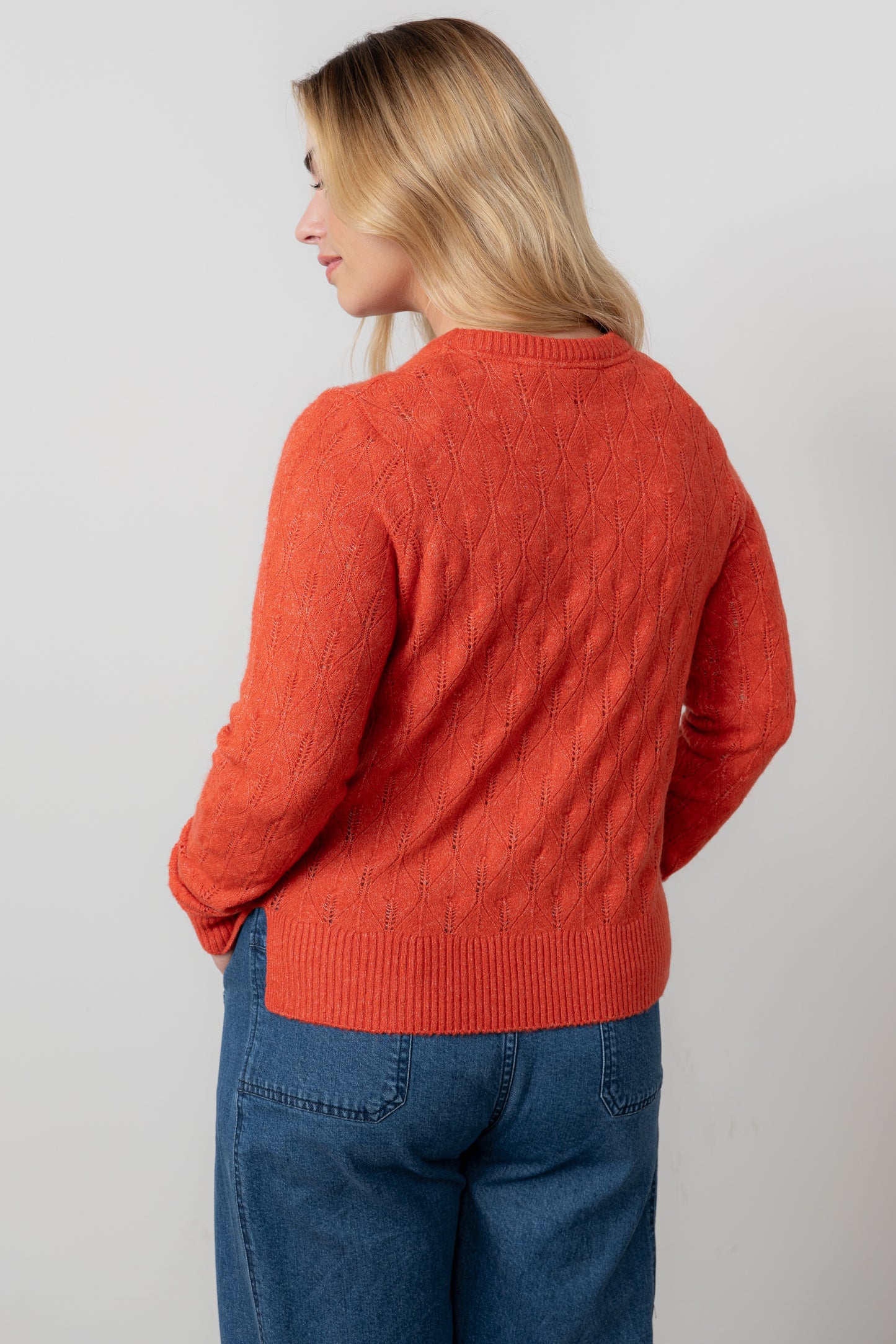 Haresfield Pointelle Knit Jumper