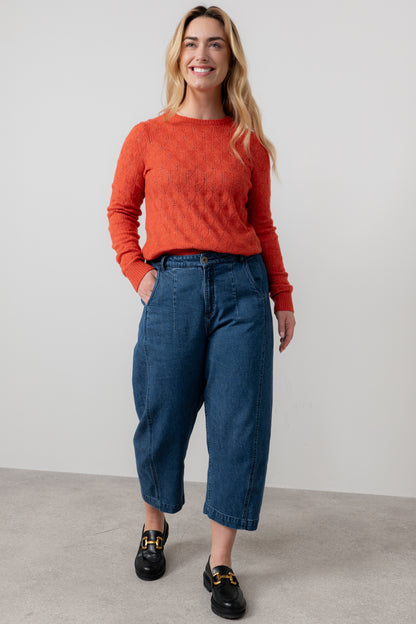 Haresfield Pointelle Knit Jumper