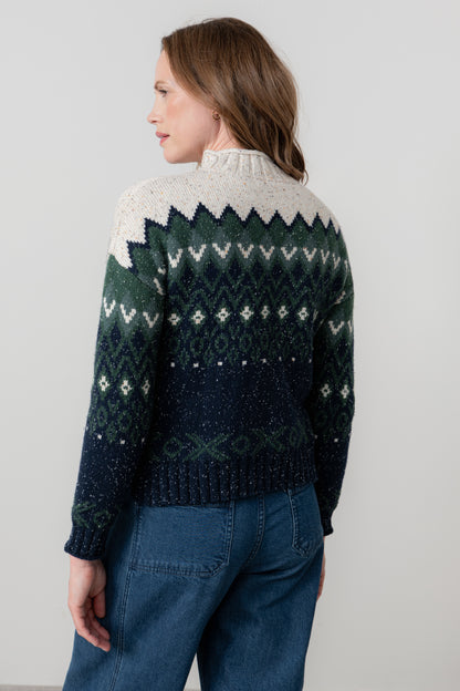 Maeve Fairisle High Neck Jumper