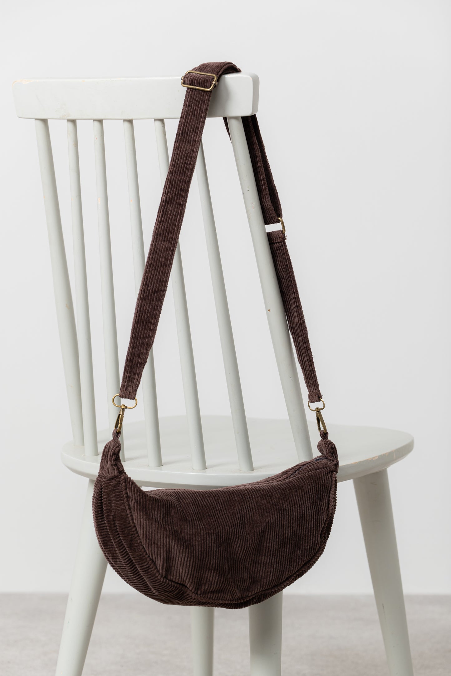 Jumbo Cord Cross Body Bag
