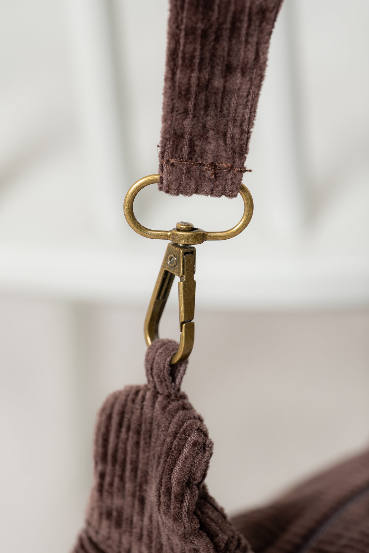 Jumbo Cord Cross Body Bag