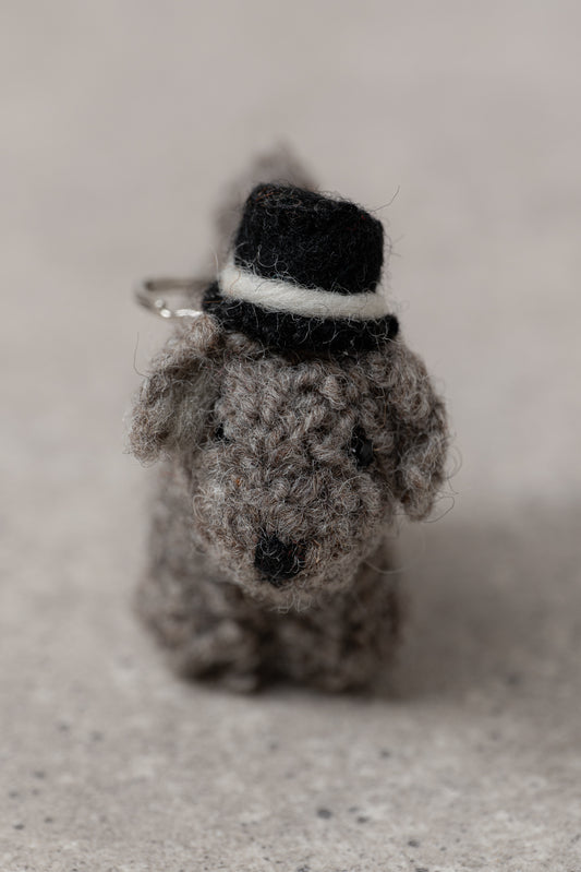 Dapper Dog Keyring