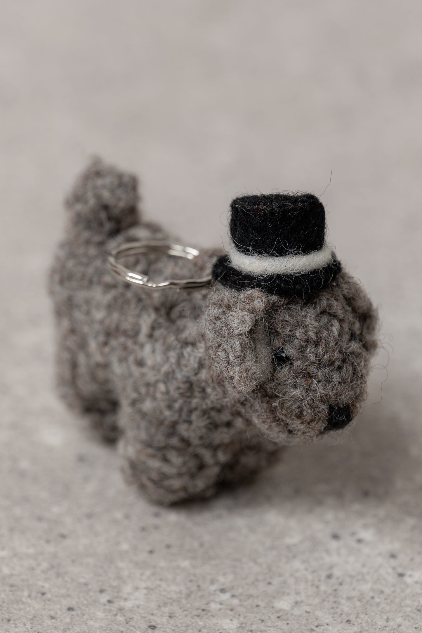 Dapper Dog Keyring
