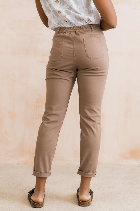 Lily & Me Breaker Trouser Mocha