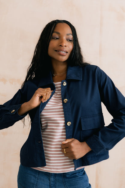 Effie Navy Jacket