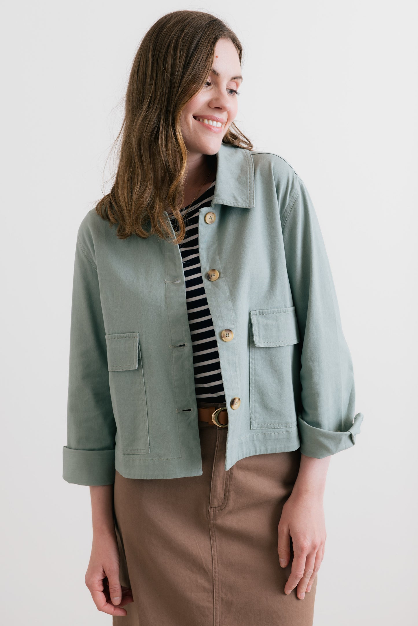 Lily & Me Effie Jacket Silver Sage