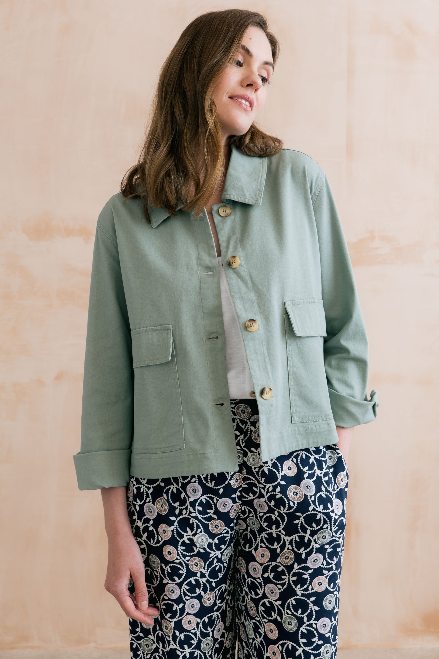 Lily & Me Effie Jacket Silver Sage