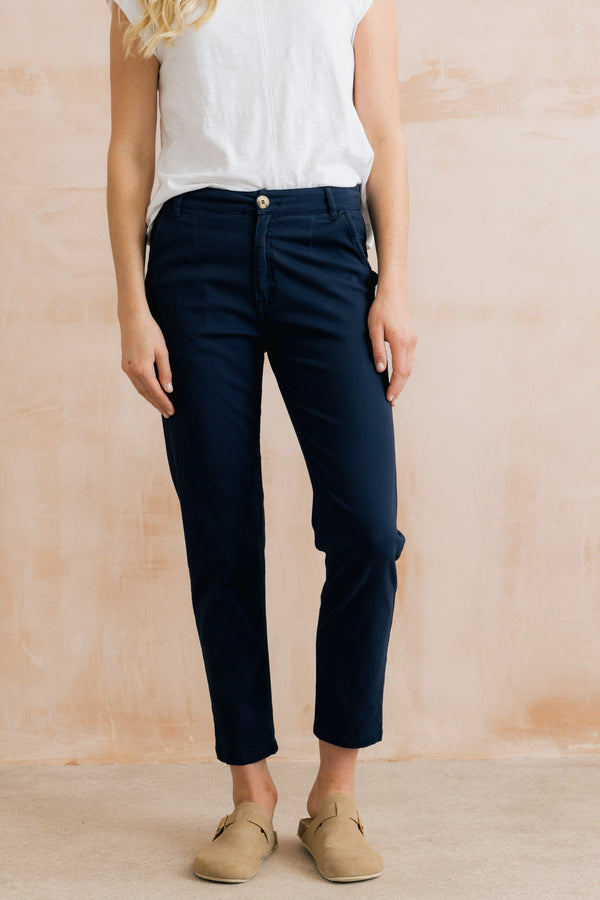 Lily & Me Breaker Trouser Navy
