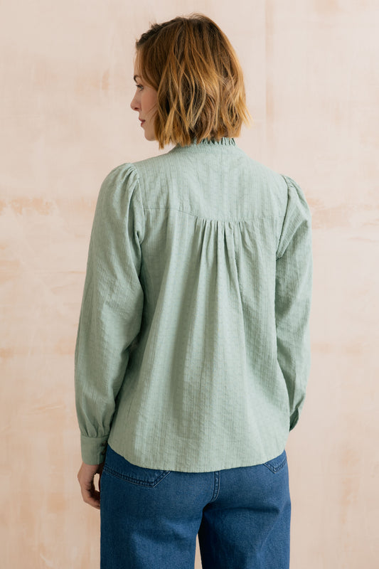 Lily & Me Wayfaring Shirt Silver Sage