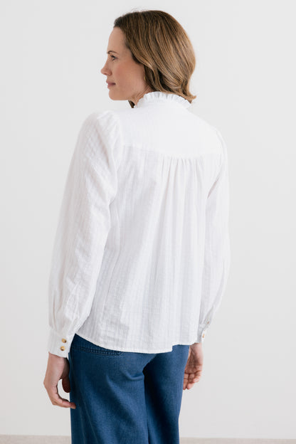 Lily & Me Wayfaring Shirt White