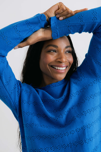Lily & Me Rosie Cobalt Jumper Blue