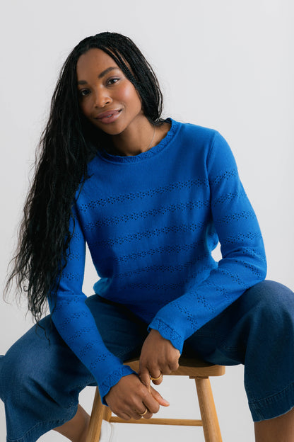 Lily & Me Rosie Cobalt Jumper Blue