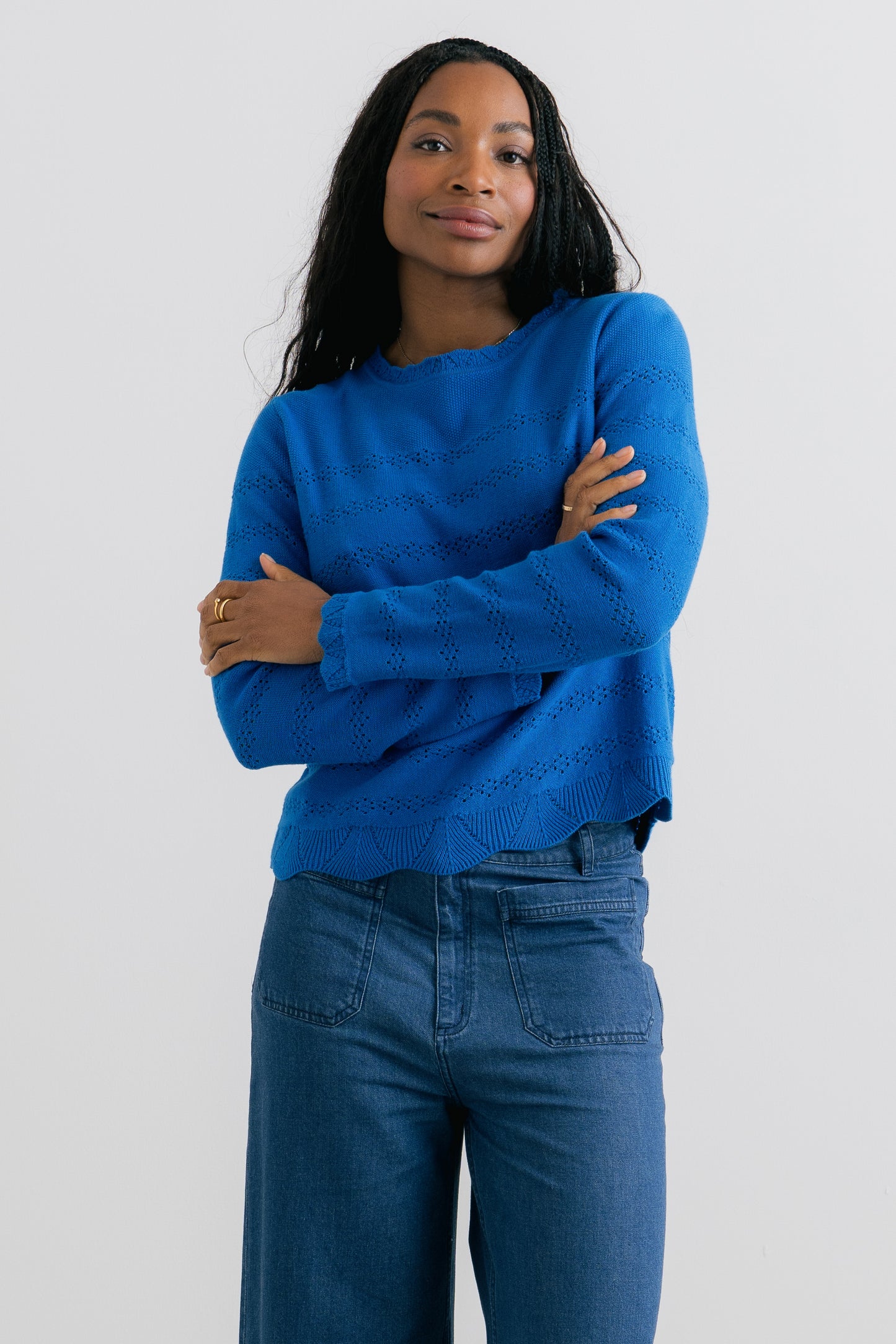 Lily & Me Rosie Cobalt Jumper Blue