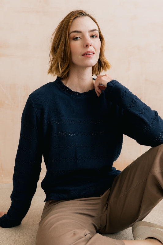 Rosie Navy Jumper